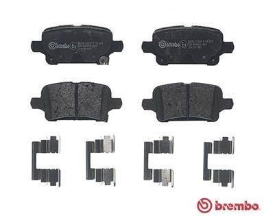 Rear brake pad set - brake,