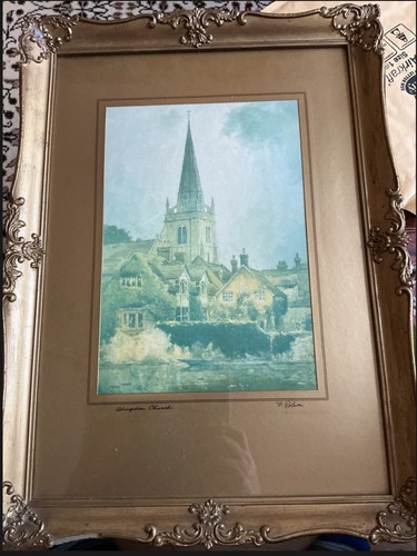 Framed print abingdon - a,