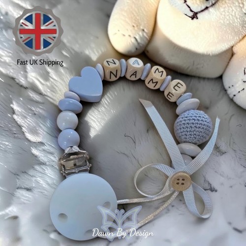 Wooden dummy clip personalised - clip,