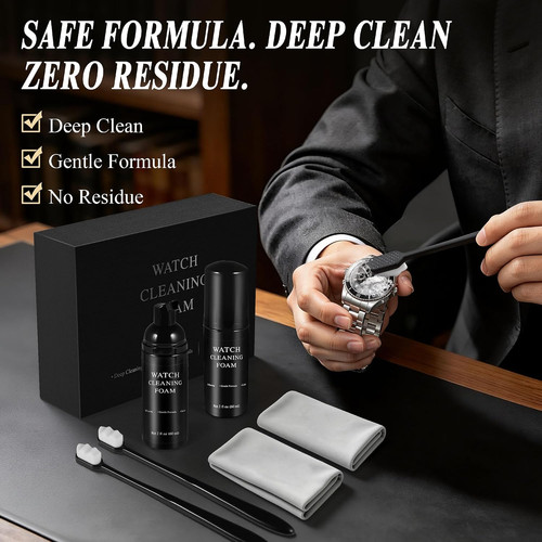 Watch cleaning kit safe - kit, on
