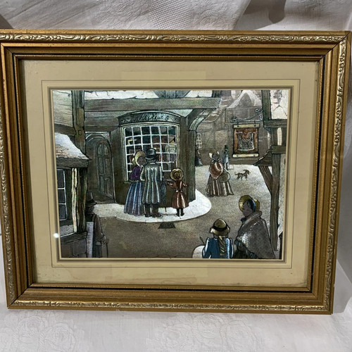 Framed dufex foil picture - dufex, of