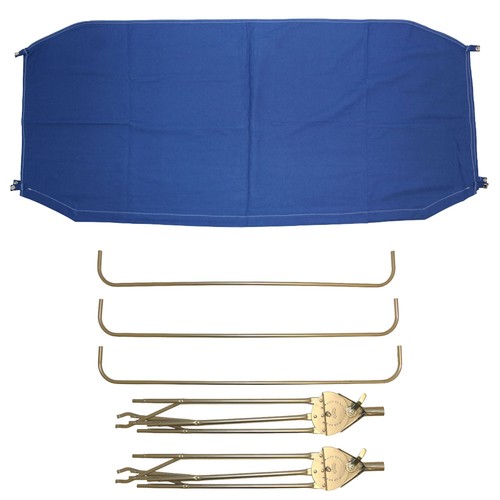 Bow tractor canopy - 3-bow, with