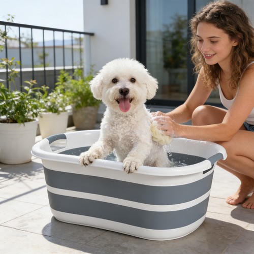 Pawhut 27l dog - 27l, bath