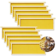 10pcs Assembled National Brood Bee Hive Frames��Super Bee Hive Frames Foundation