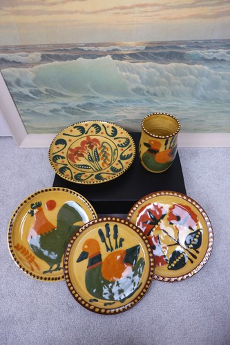 Hand painted pottery - hand-painted,