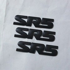 3x Black SR5 Matte Metal