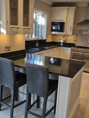 Polished granite kitchen - polished,