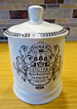 Fortnum and Mason Potted Blue Stilton Cheese Pot with Lid Storage Jar