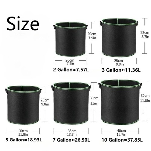 Plant grow bags - pk, fabric