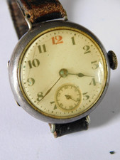 c1927 GENTS SOLID SILVER  WATCH -