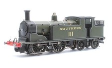 HORNBY 'OO' GAUGE R2625 SR GREEN 0-4-4T CLASS M7 #111 STEAM LOCOMOTIVE