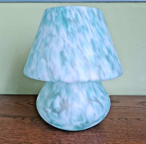 Glass mushroom table lamp - mushroom,