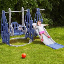 Kids Swings Slides Climber Set
