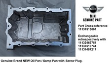 GENUINE BMW MINI- NEW Oil Sump