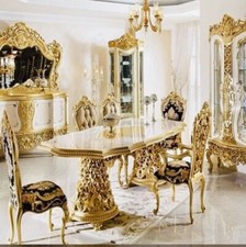 Baroque/ Rococo Style Dinning Table X6 Chairs