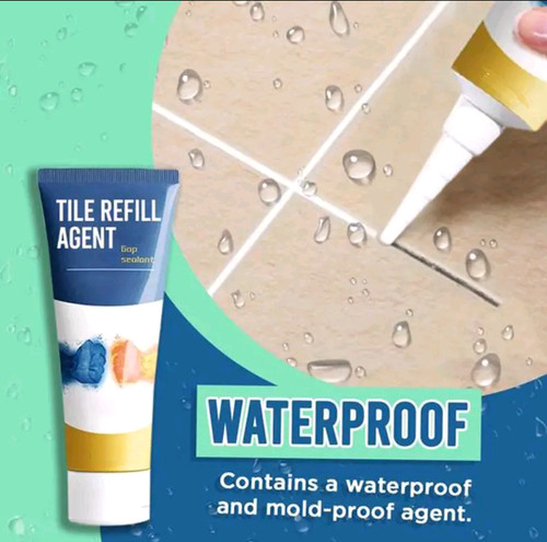 Tile grout filler paste - tile, tube