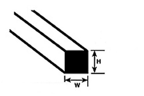 Plastruct styrene strip 30 - strip, ms-30