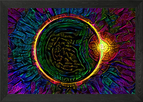 Infinity planet eclipse framed - eclipse,