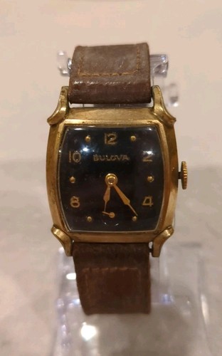 Vintage black dial - 10k, gold