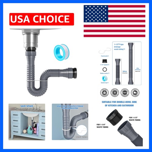 Flexible trap drain - flexible, kit