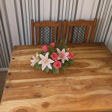 Sold Wooden Dinning Table And  6 Chairs