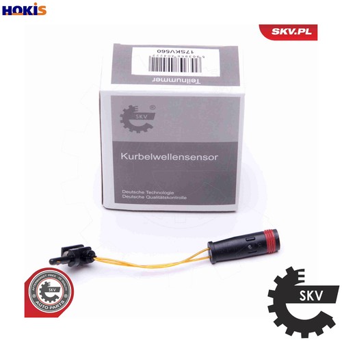Warning contact brake pad - warning,