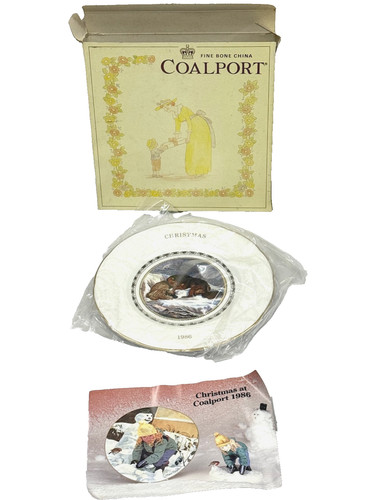 Coalport christmas 1986 bone - coalport,