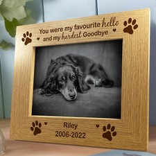 Personalised Pet Photo Frame