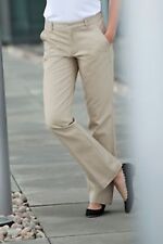 HENBURY LADIES TEFLON© COATED CHINOS C (H602) TROUSERS GOLF - STONE 10 14 18