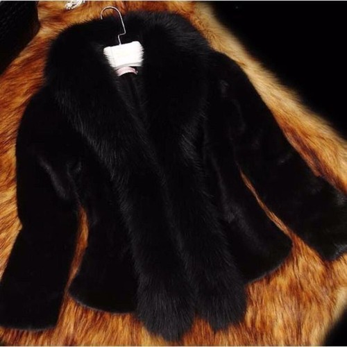 Women retro faux fox - women,