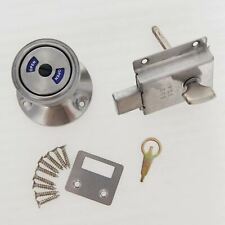 Indicator Bolt with Vacant Engaged Bathroom Toilet Door Lock