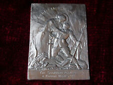 WW1 Replica Copy Memorial Plaque unusual design