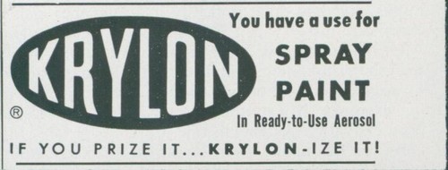 1961 krylon spray - paint, ready
