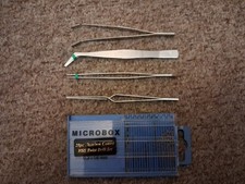 4PC TWEEZER SET PRECISION TWEEZERS REPAIRS CRAFTS MODEL MAKING 18 HSS Drill Set