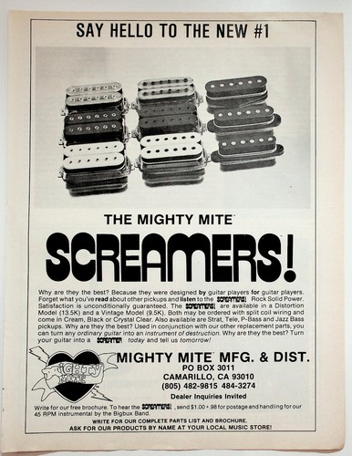 Mighty mite screamer guitar - screamer,