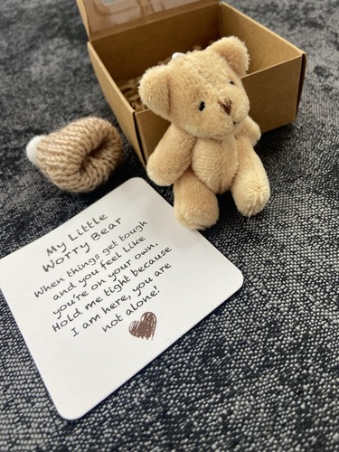 Teddy bear hug a box - teddy, in