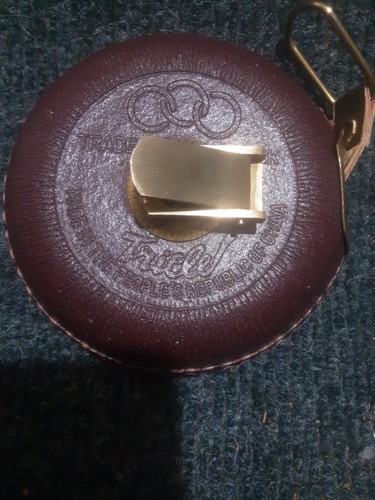 Vintage chinese leather tape - vintage,