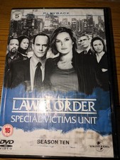 Law and Order Special Victims Unit DVD Boxset Complete Series 10