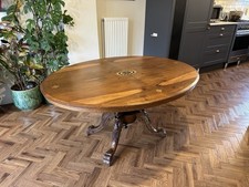 Antique Tilt Top Table, Fully