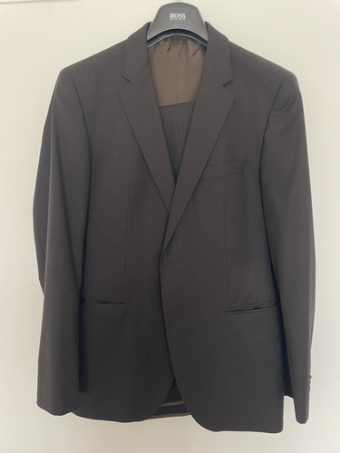 Mens hugo boss - suit,, brown,