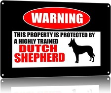 Funny Dutch Shepherd For Yard