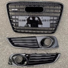 Black Front Bumper Mesh Grille