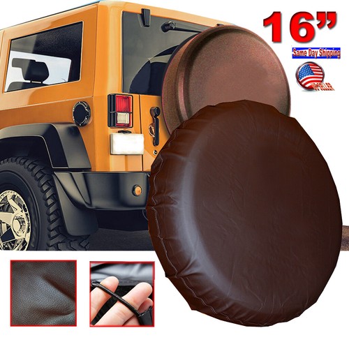Brown spare wheel tire - 16",