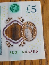 £ 5 - New £5 Five Pound