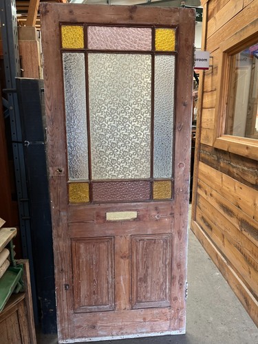 Reclaimed door stained - door/,