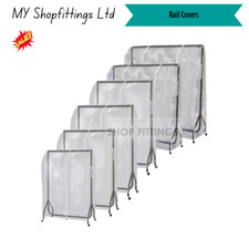 Clear clothes rail cover - clear,