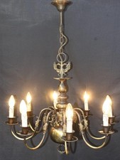 A VINTAGE  FLEMISH CHANDELIER