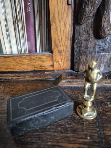 Old brass tamper - brass,
