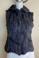 Max&Moi Grey Mink Gilet - Size