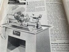 MYFORD LATHE CHESTER PAISLEY